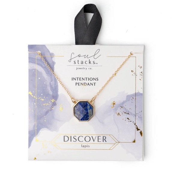 NEW- Soul Stacks Intentions Pendant in Gold and Black Onyx.
ASK if this is avail - Picture 1 of 8